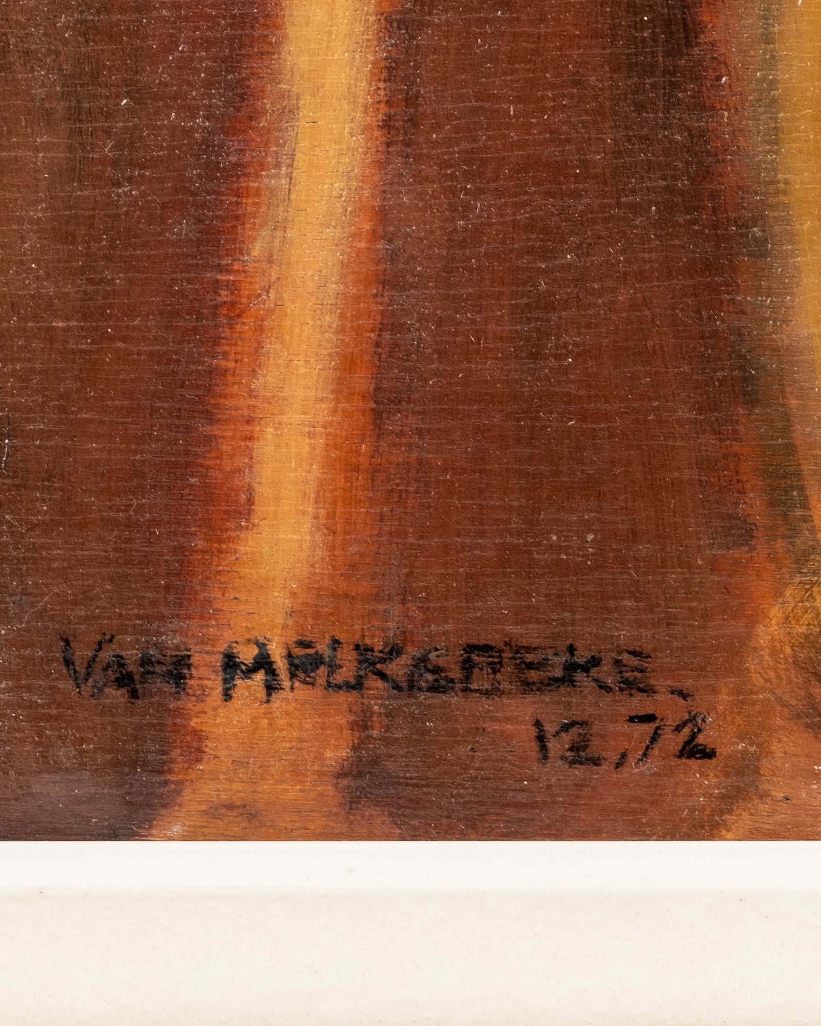 Jacques Van Melkebeke ‘Christiane’ Signed Painting, 1972 - 4