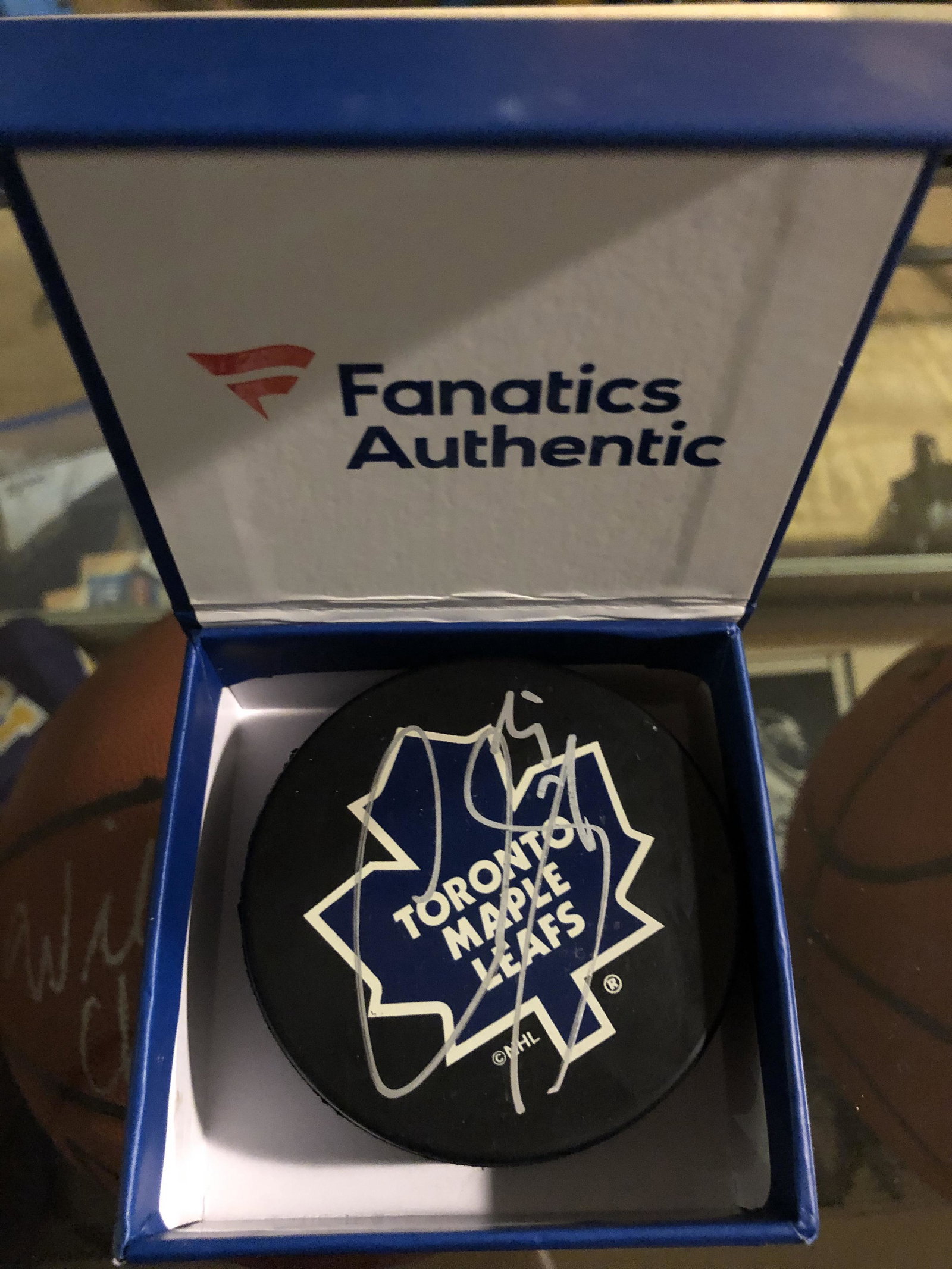 Curtis Joseph Autographed Toronto Maple Leafs Puck: Curtis Joseph Autographed Toronto Maple Leafs Puck in an original Fanatics box.