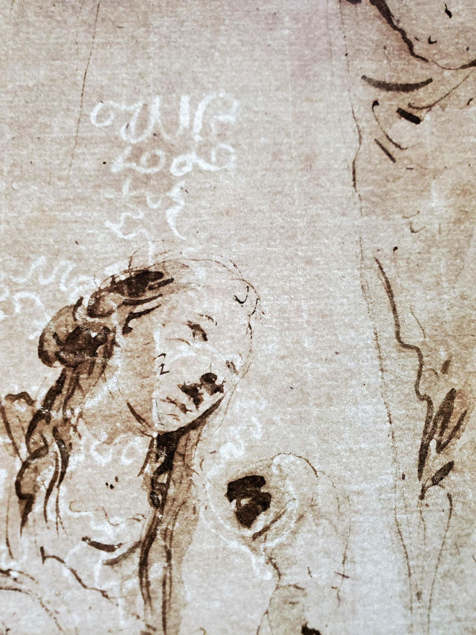 Early Drawing or Litho of the Adoration of the Magi (1 of 3)