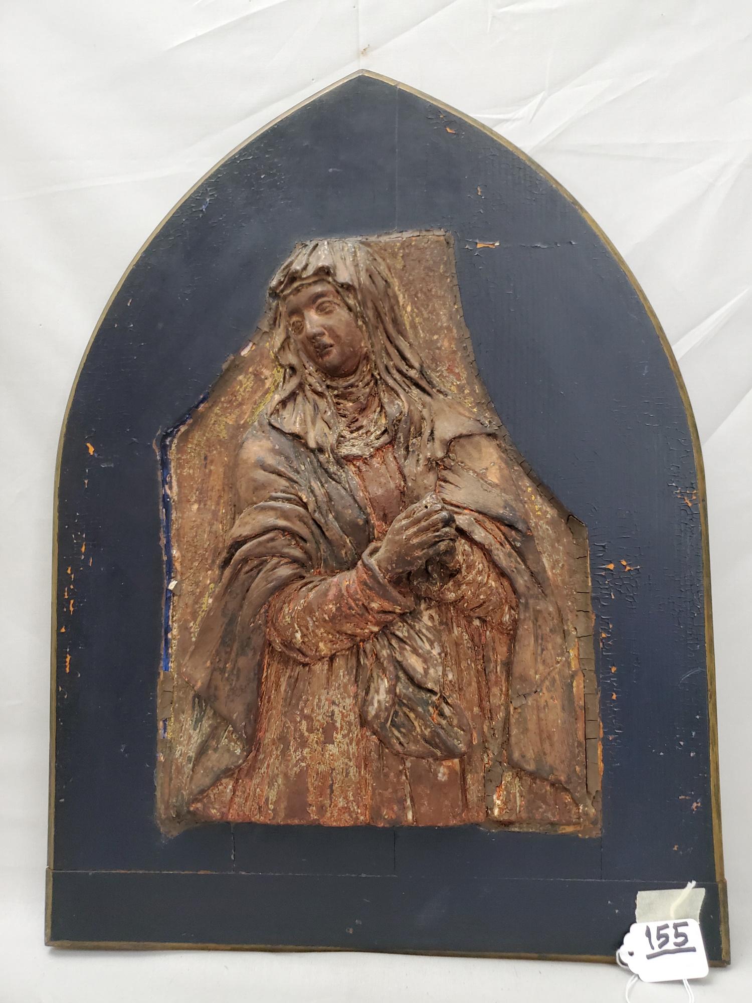 Renaissance Terracotta Relief of the Virgin Mary (1 of 3)