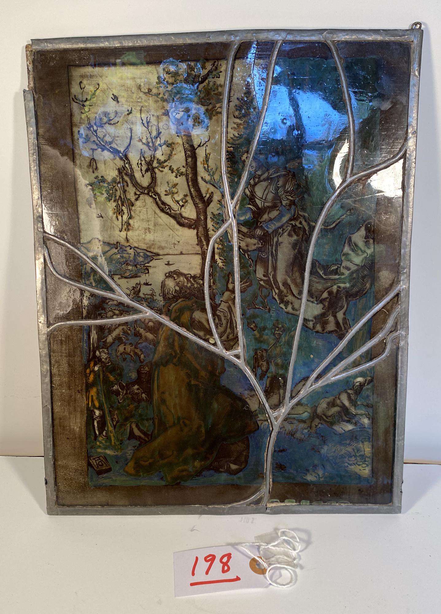 Stained Glass Window of a Saint (1 of 6)