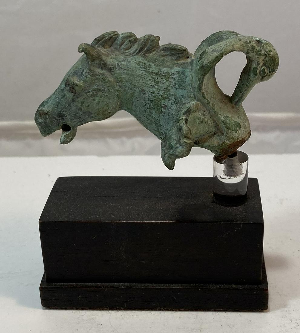 Bronze Figure of Head of Horse (1 of 5)
