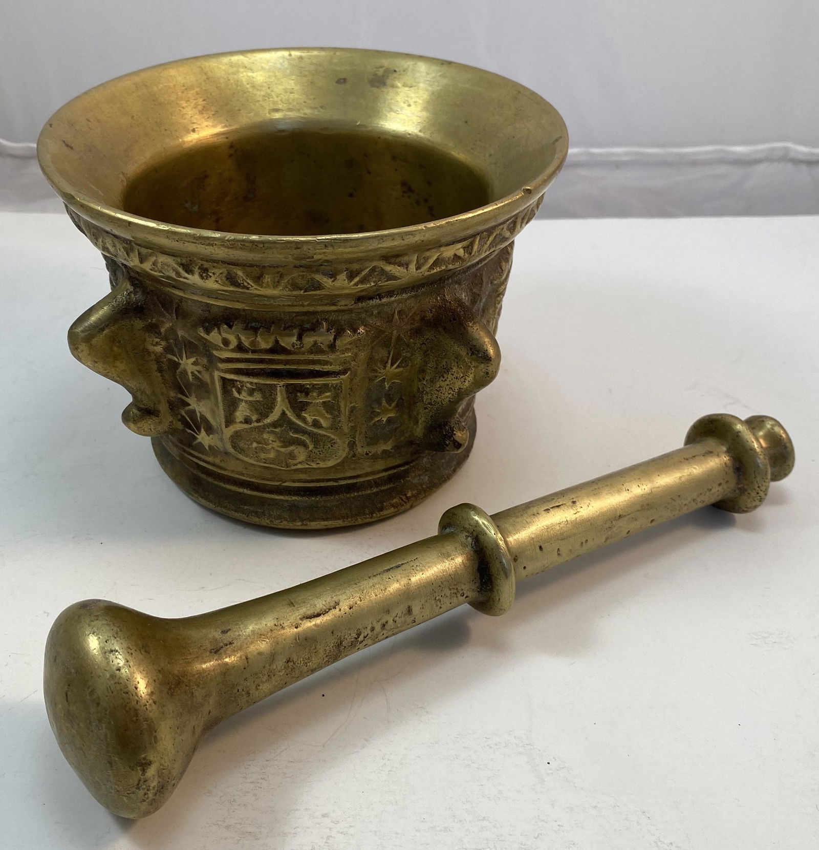 Spanish Bronze Mortar and Pestle (1 of 4)