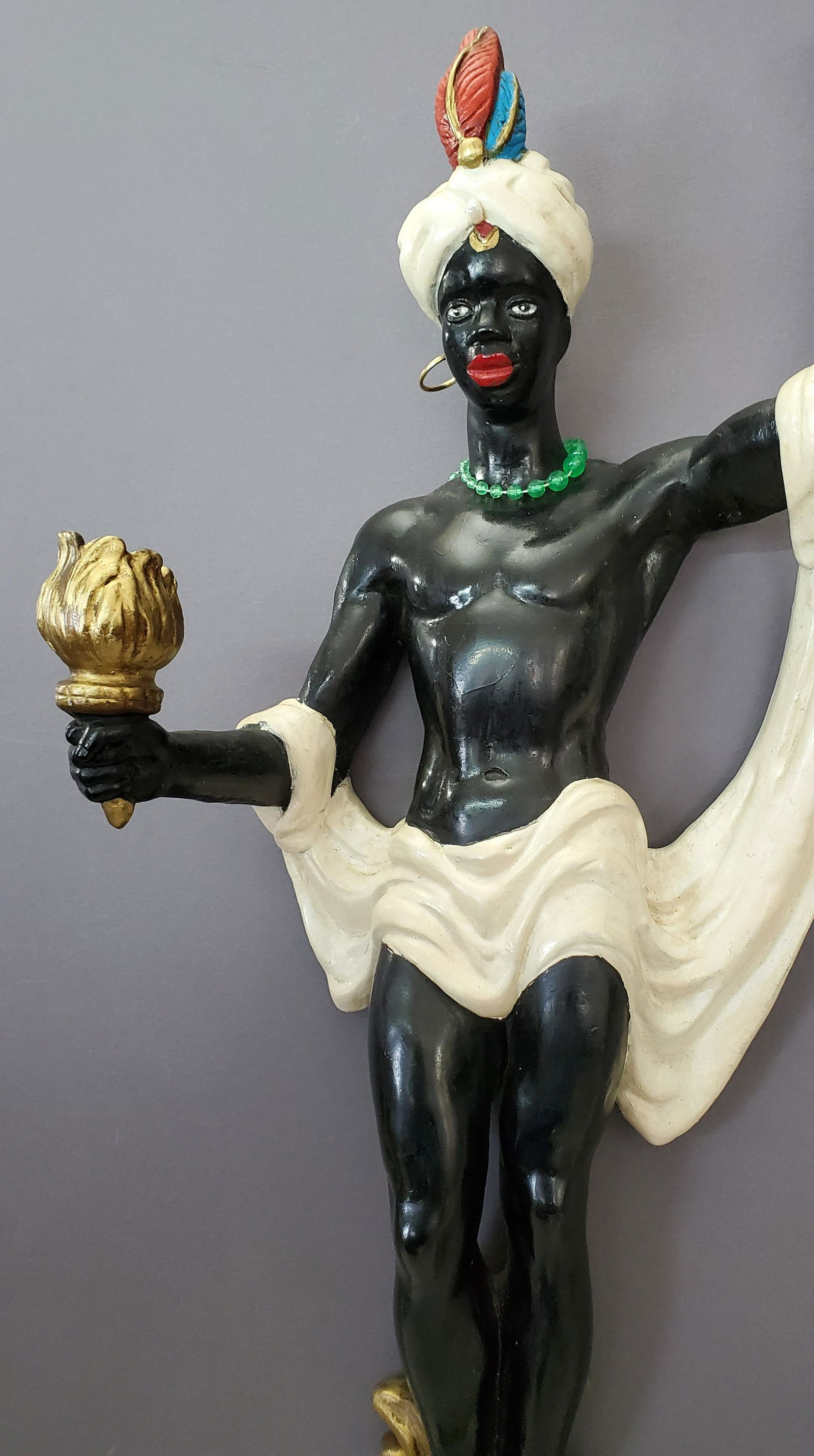 Carved Art Deco Figure (1 of 5)