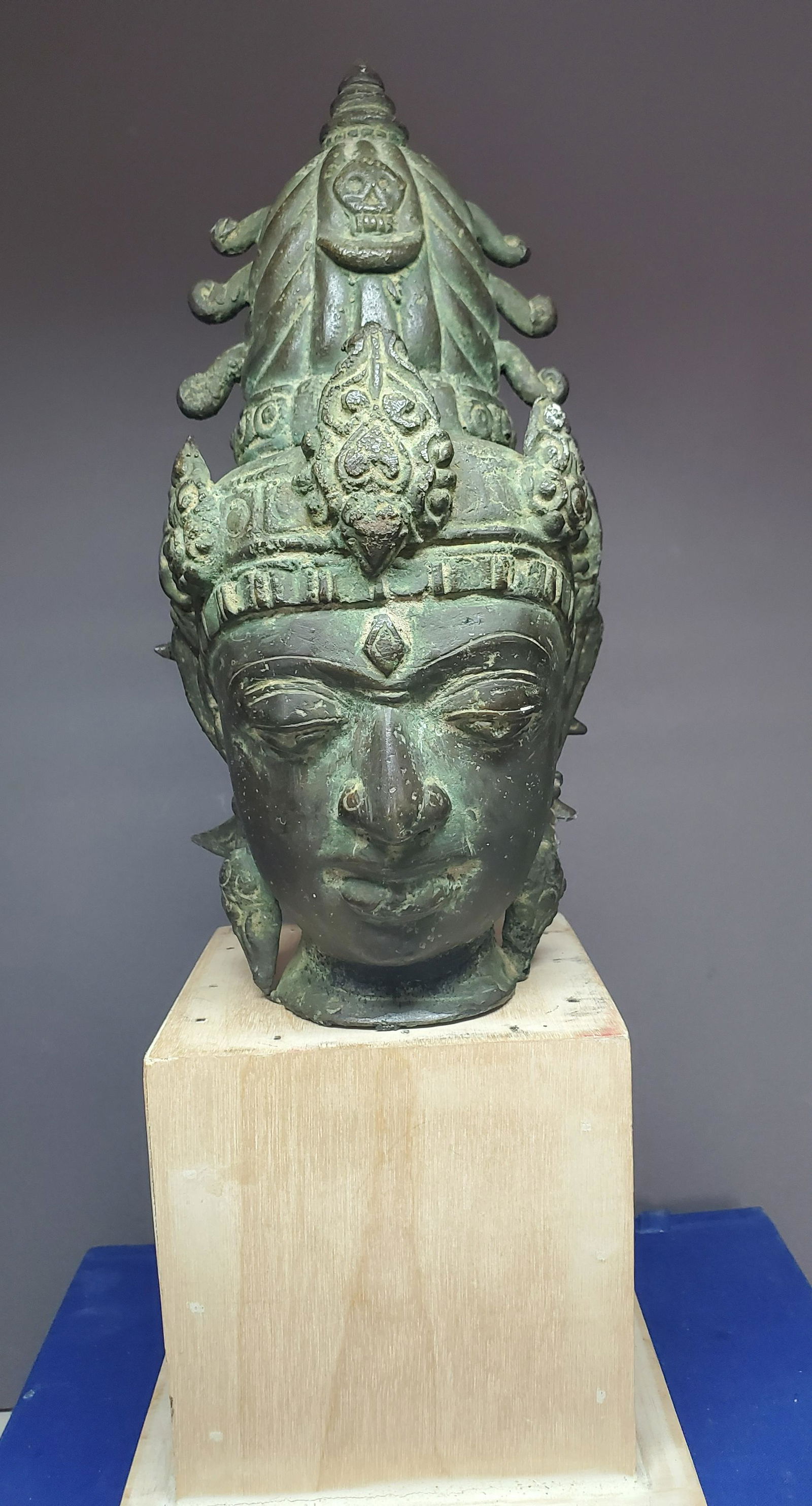 Chinese Bronze Head of Buddha (1 of 4)