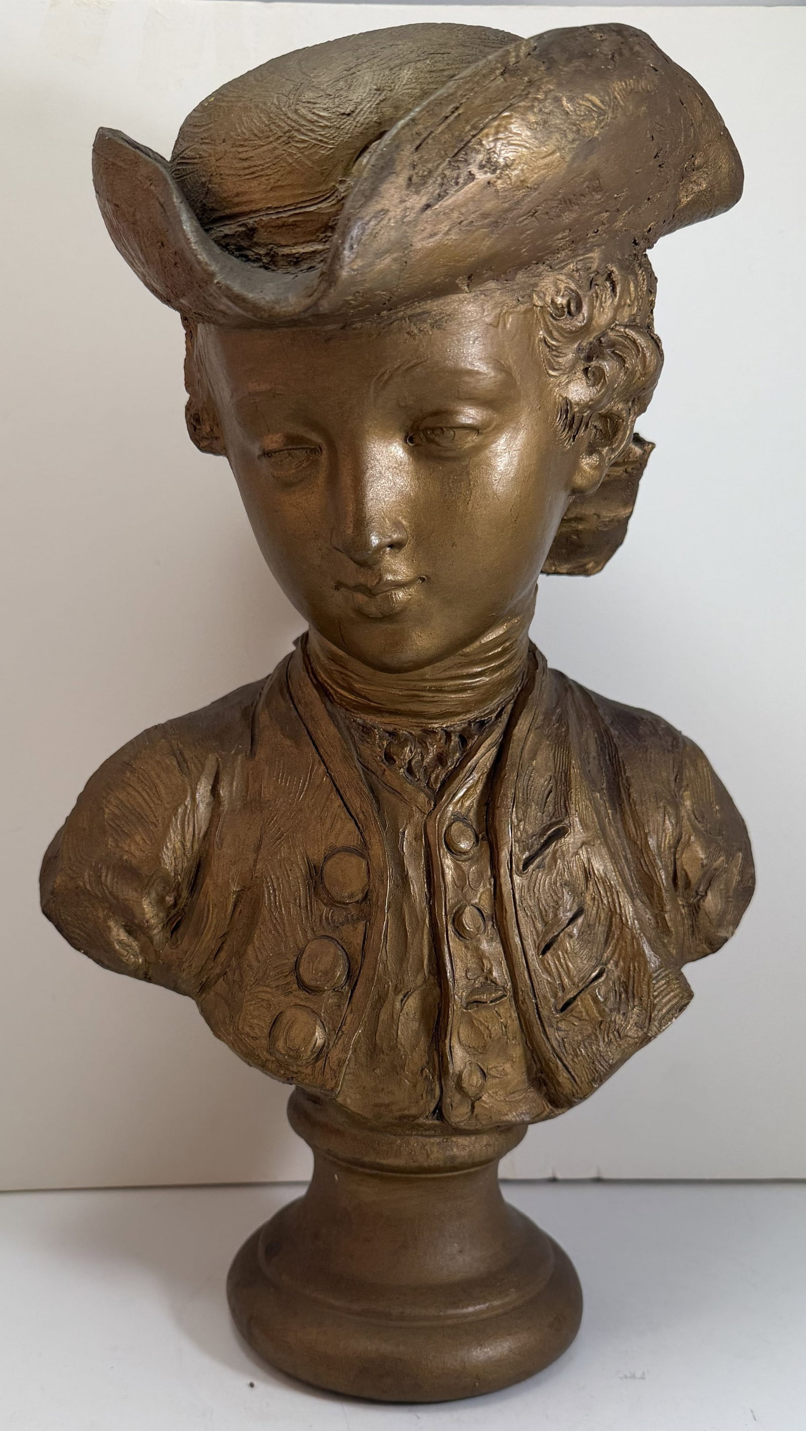 French Terracotta Bust of a Young Man (1 of 4)