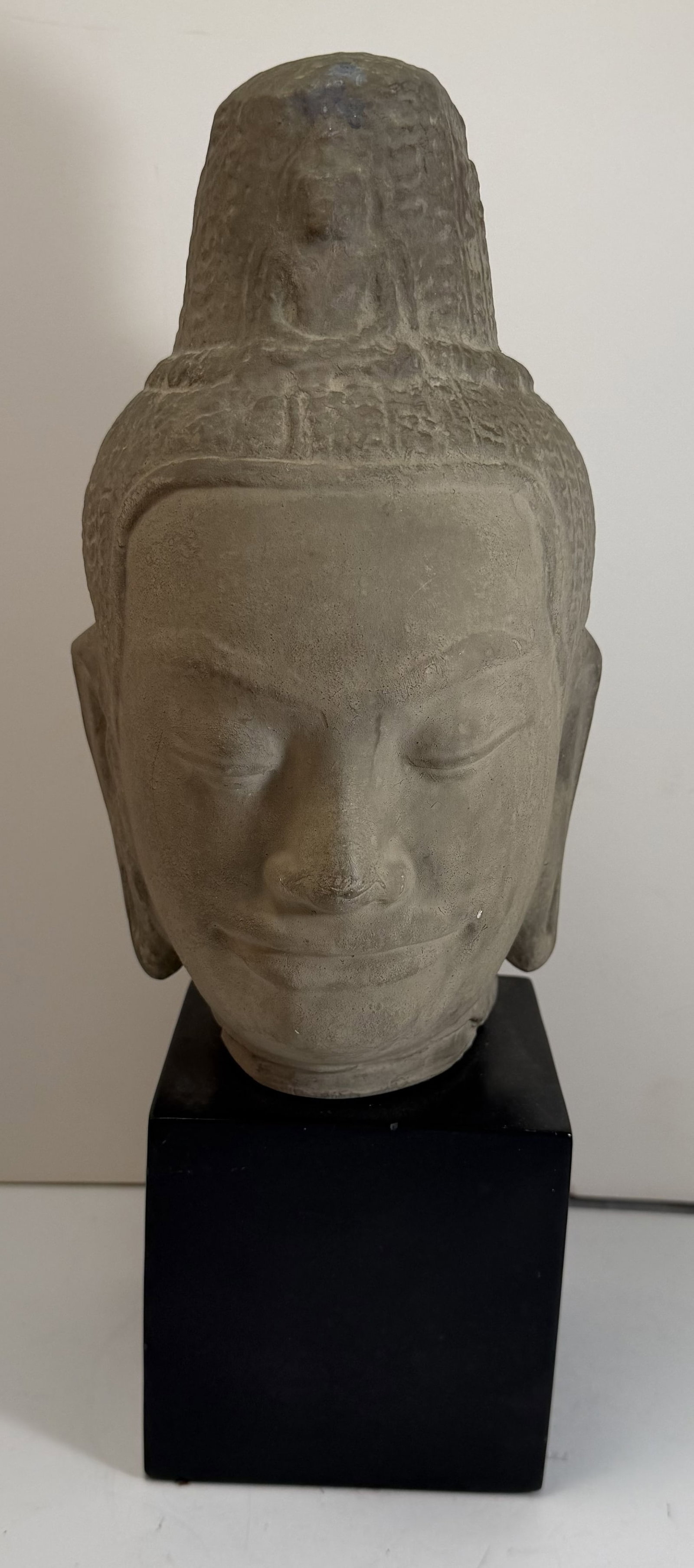 Vintage Khmer Style Cambodian Buddha Head (1 of 5)