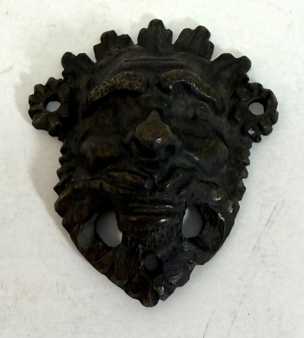 Bronze Ornamental Face (1 of 2)