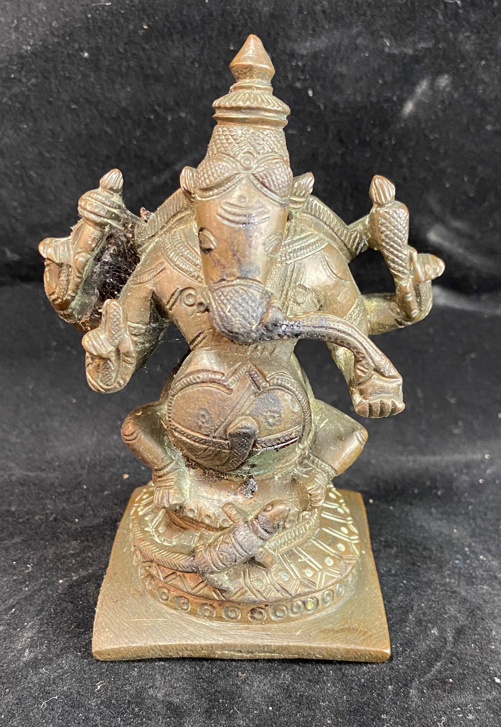 Indian Bronze Figure of Ganesha (1 of 3)