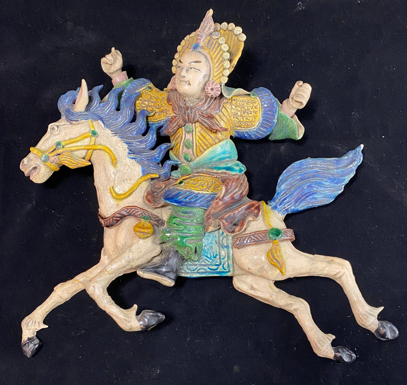 Chinese Pottery Tilework Figure (1 of 4)