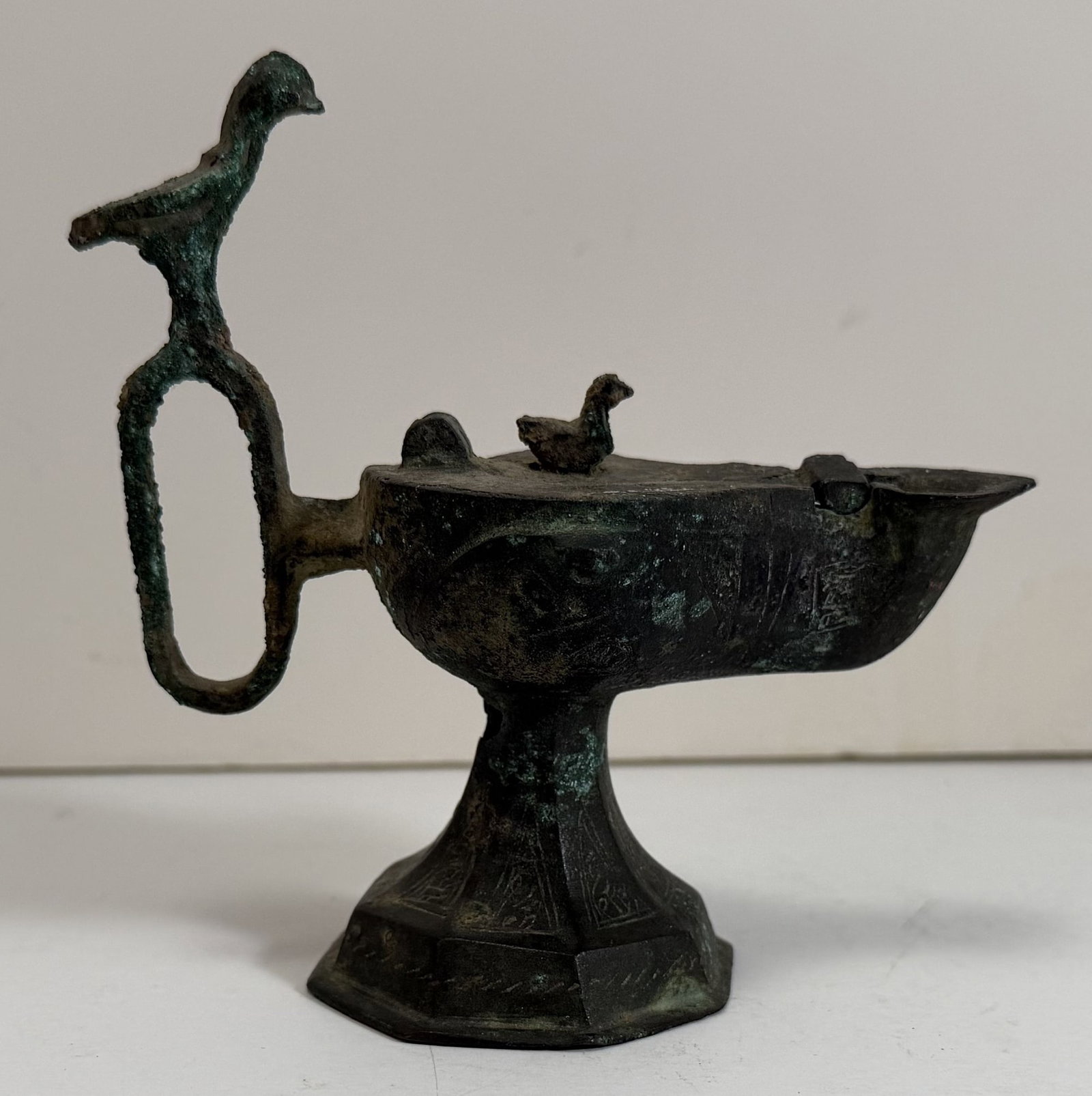 Persian Bronze Lamp (1 of 4)