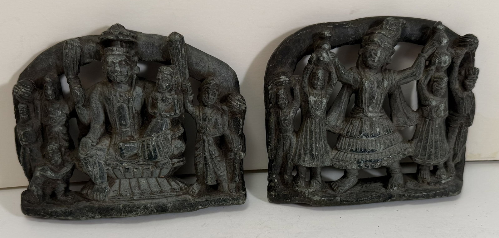 Pair of Indian Stone Figural Carvings (1 of 5)