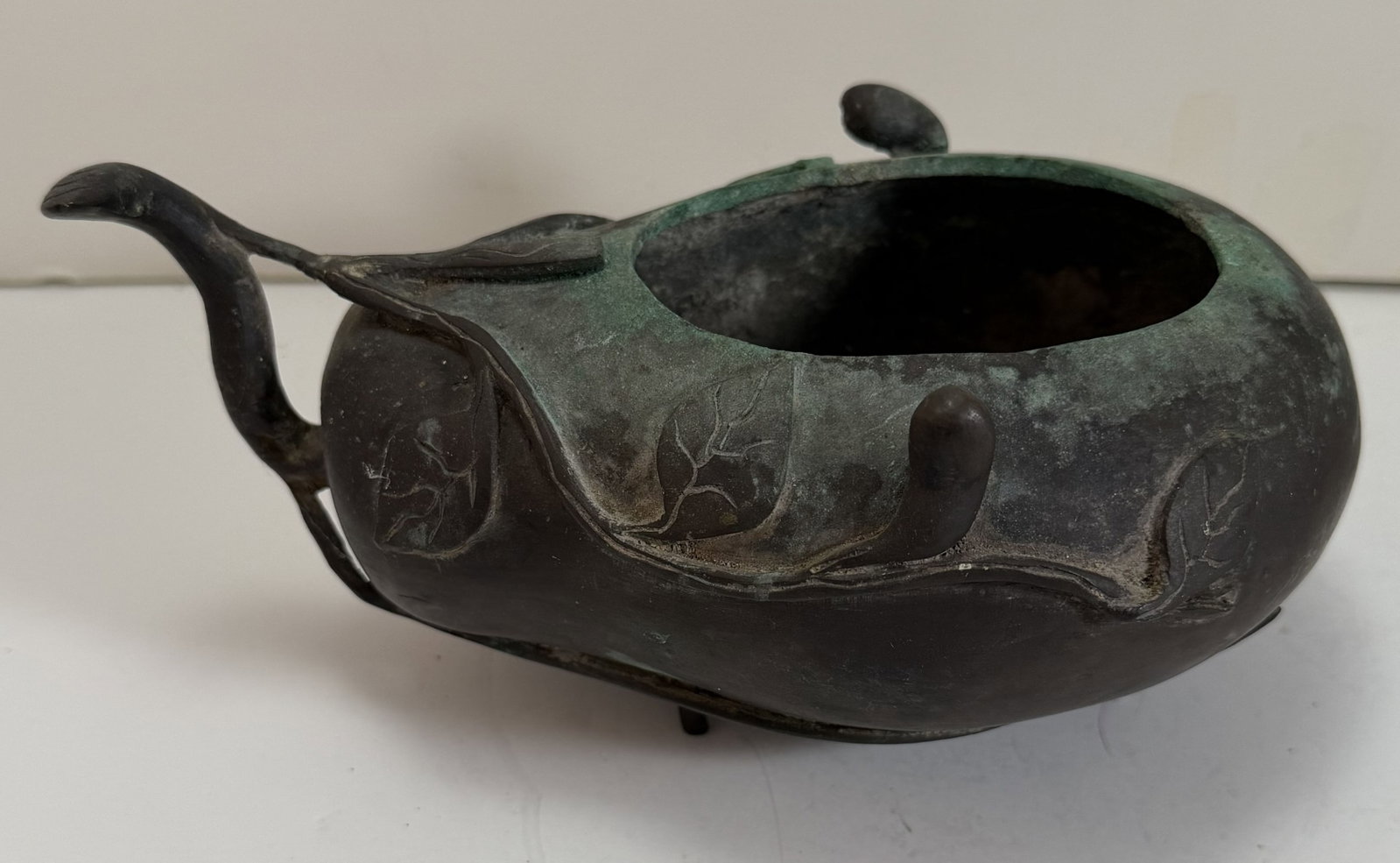 Chinese Bronze Gourd Form Censer (1 of 5)