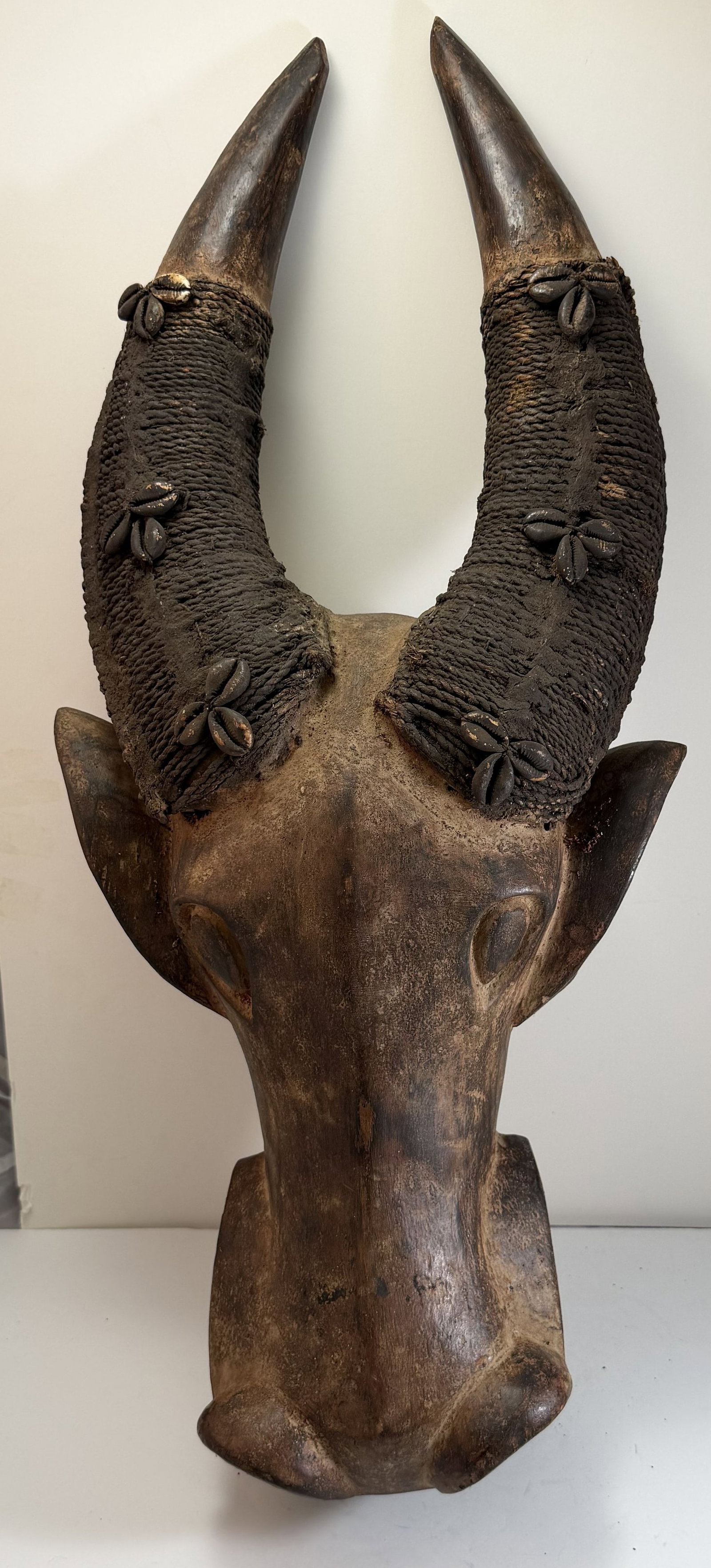 African Bamileke Buffalo Mask, Cameroon (1 of 6)