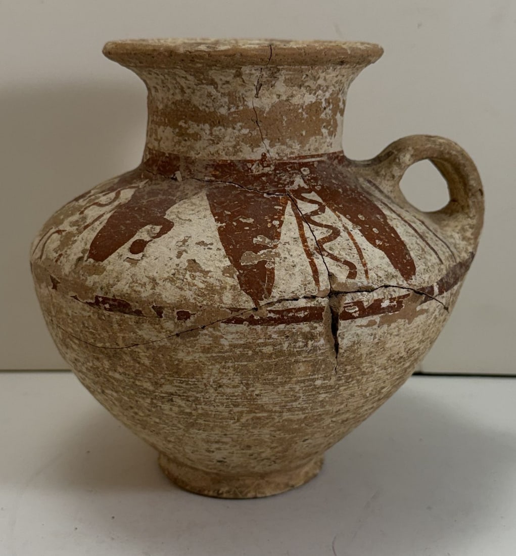 Greco Roman Painted Pottery Hydria Vessel, 3rd/4th Century BC (1 of 4)