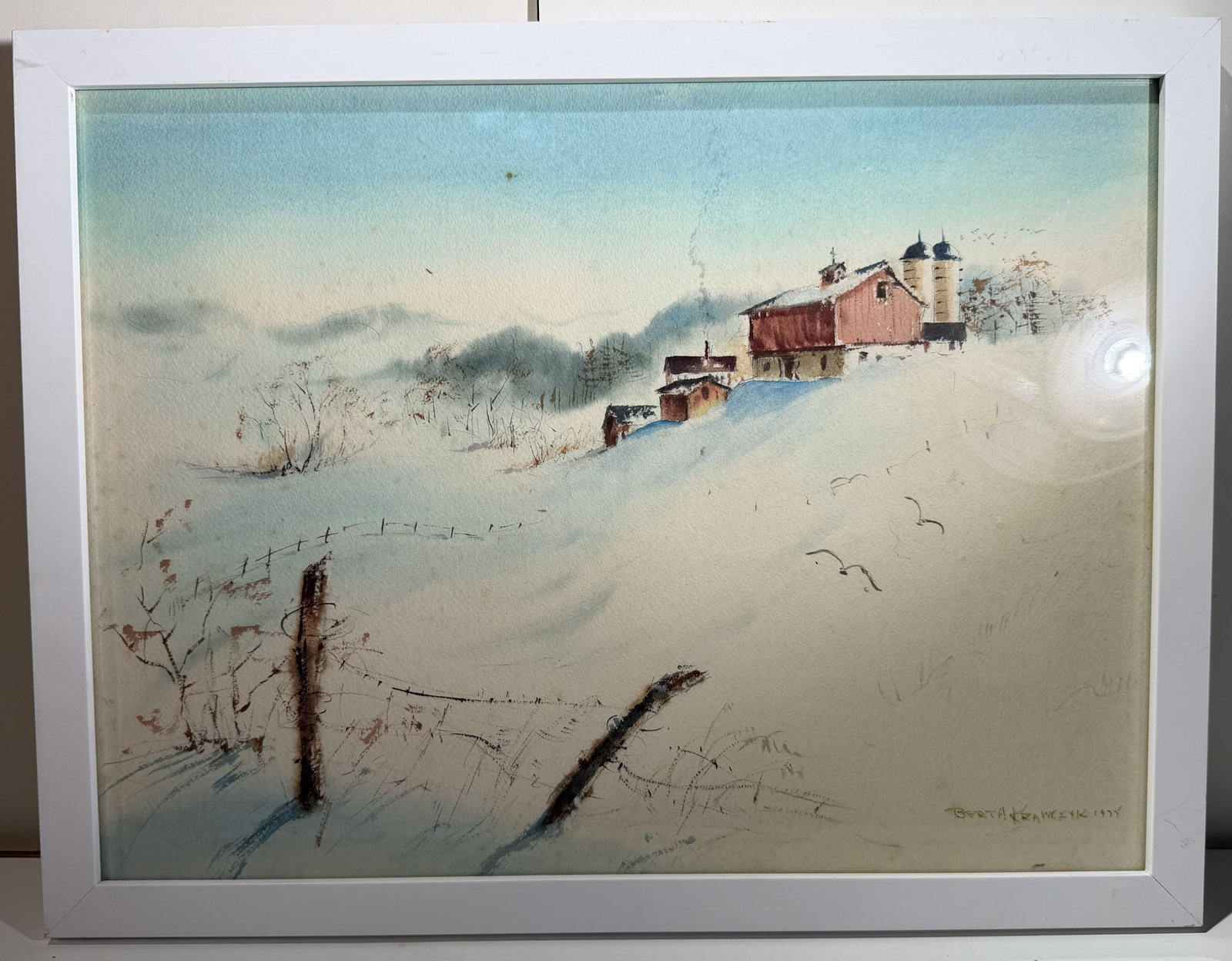 American School, Watercolor on Paper, Indistinct Signature, 20th Century: Signed and dated 1975 in the lower corner. 13 1/4 by 17 1/4 inches. Weight: 2 lbs. 5 oz. This item is at our New York location.
