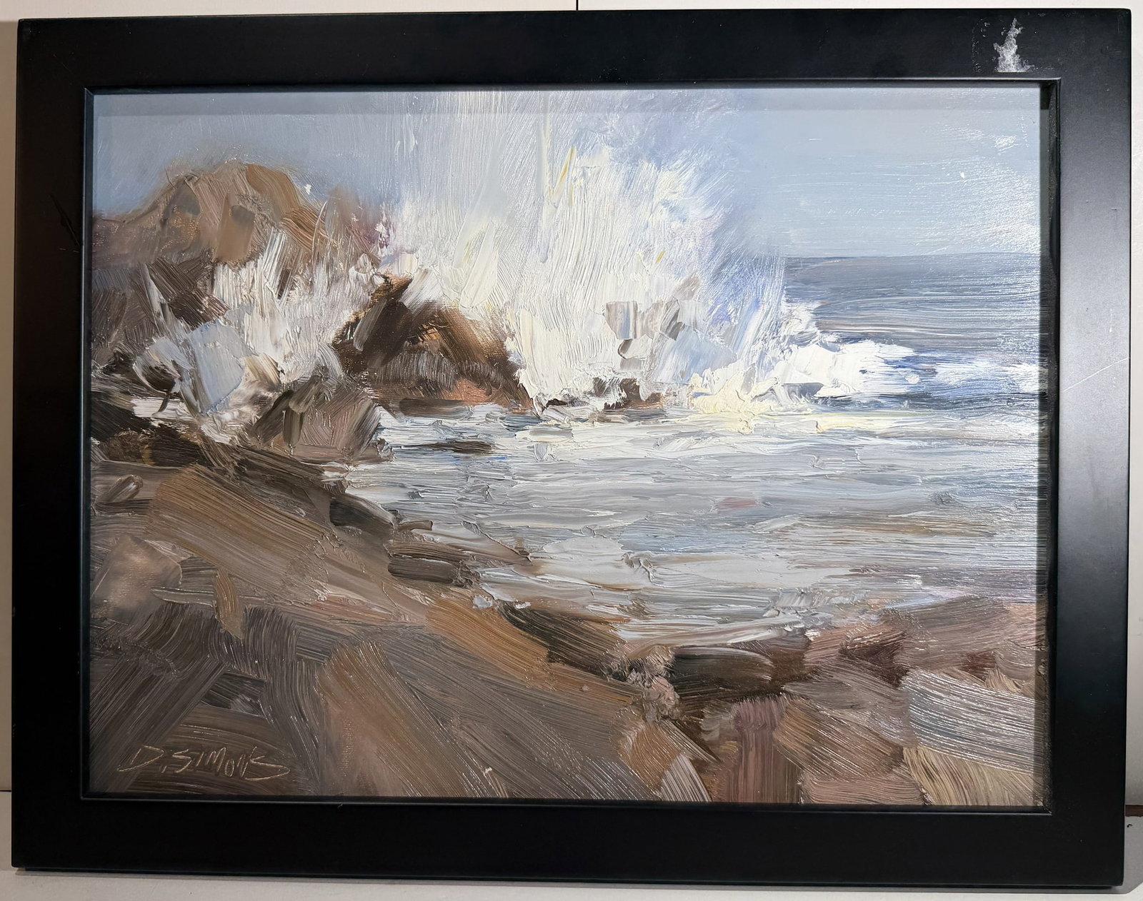 David Simons (b. 1951), Seascape, Oil on Artists Board (1 of 4)