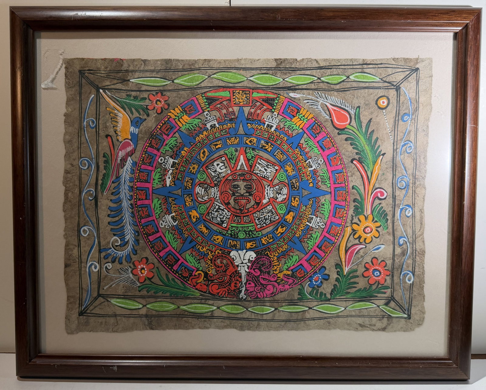 Aztec Hand Painted Calendar (1 of 4)