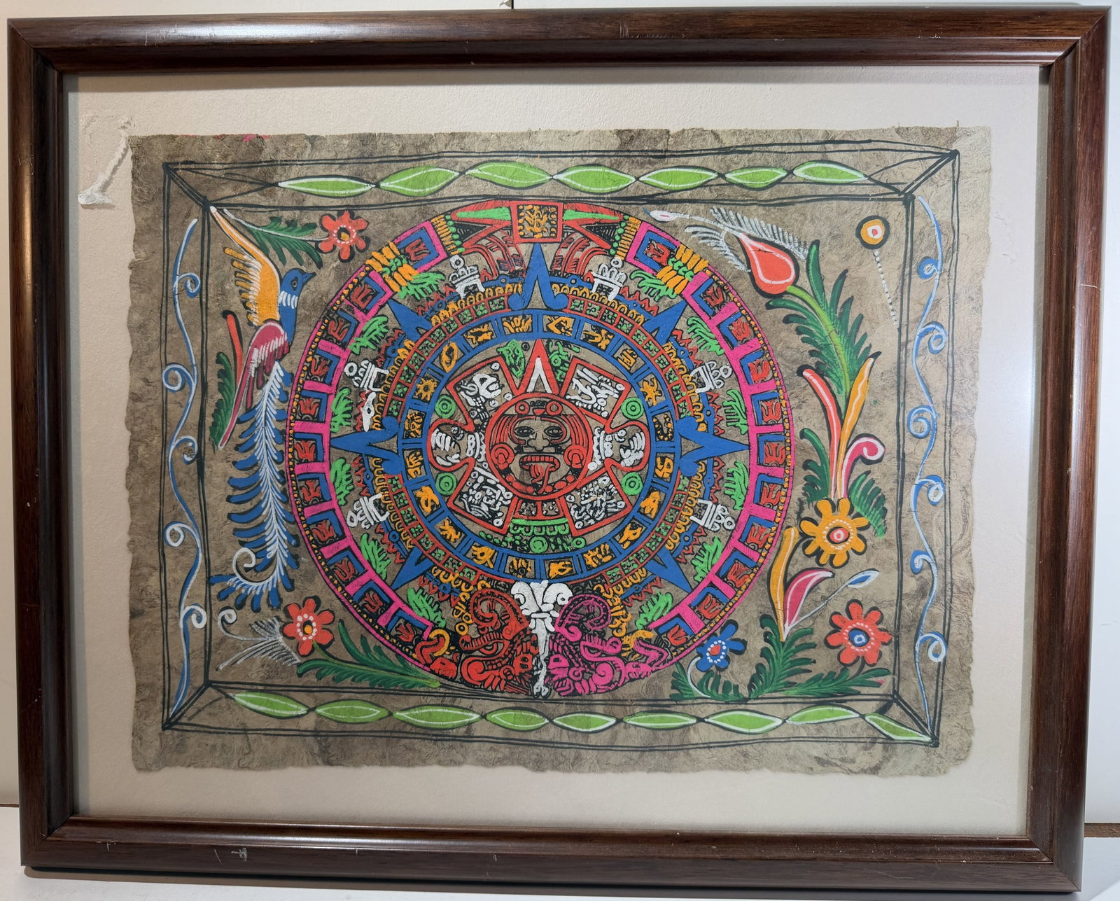 Aztec Hand Painted Calendar - 3