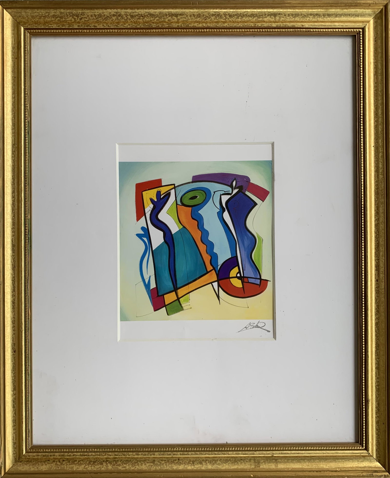 JOZEF BATKO, Abstract acrylic on canvas (1 of 5)