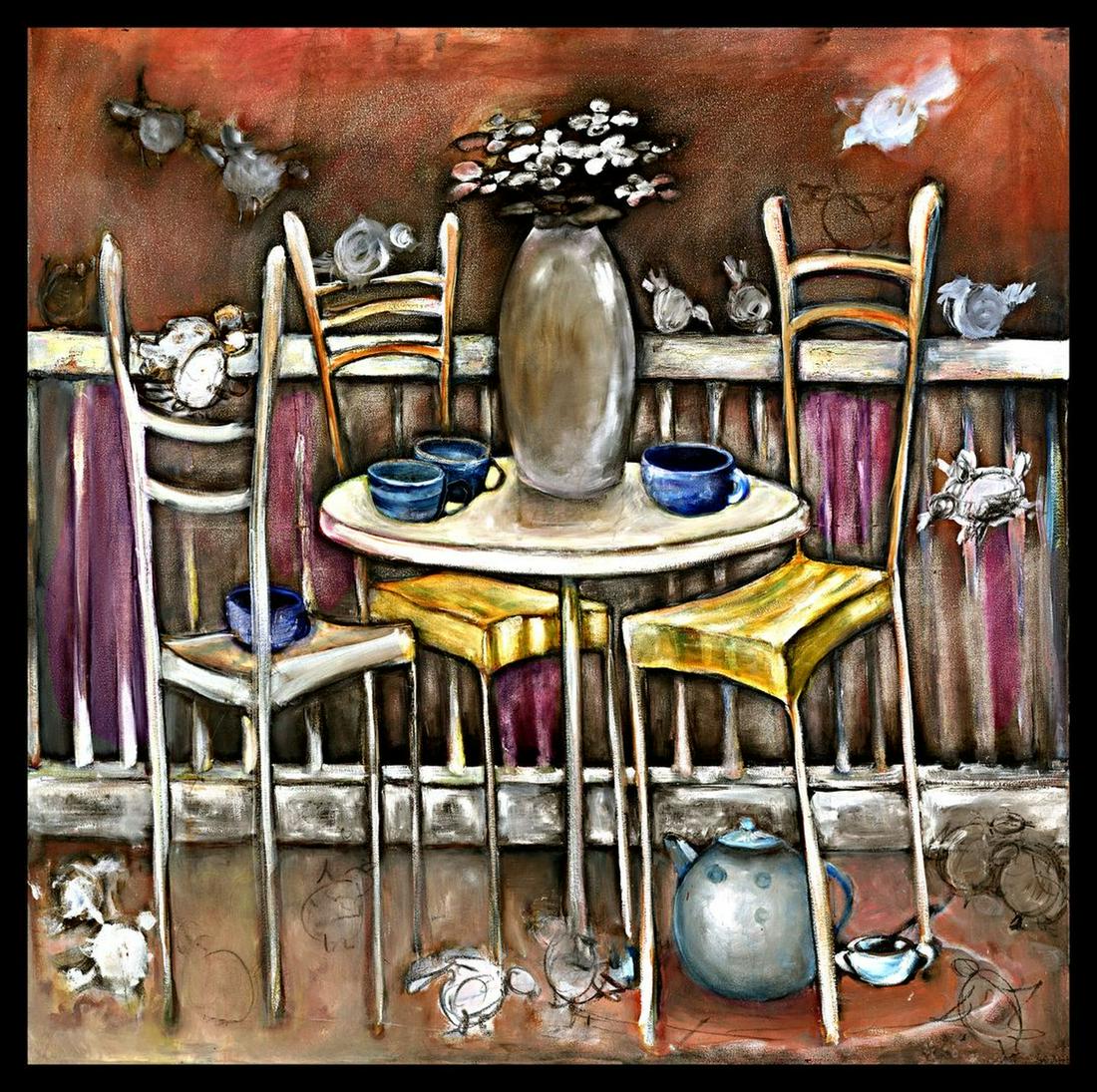 NATASHA TUROVSKY, Five O Clock Tea, print on canvas (1 of 1)