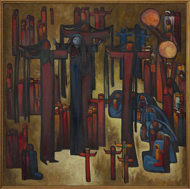 NICOLAI SHIN, Victory Day, oil on canvas (1 of 1)