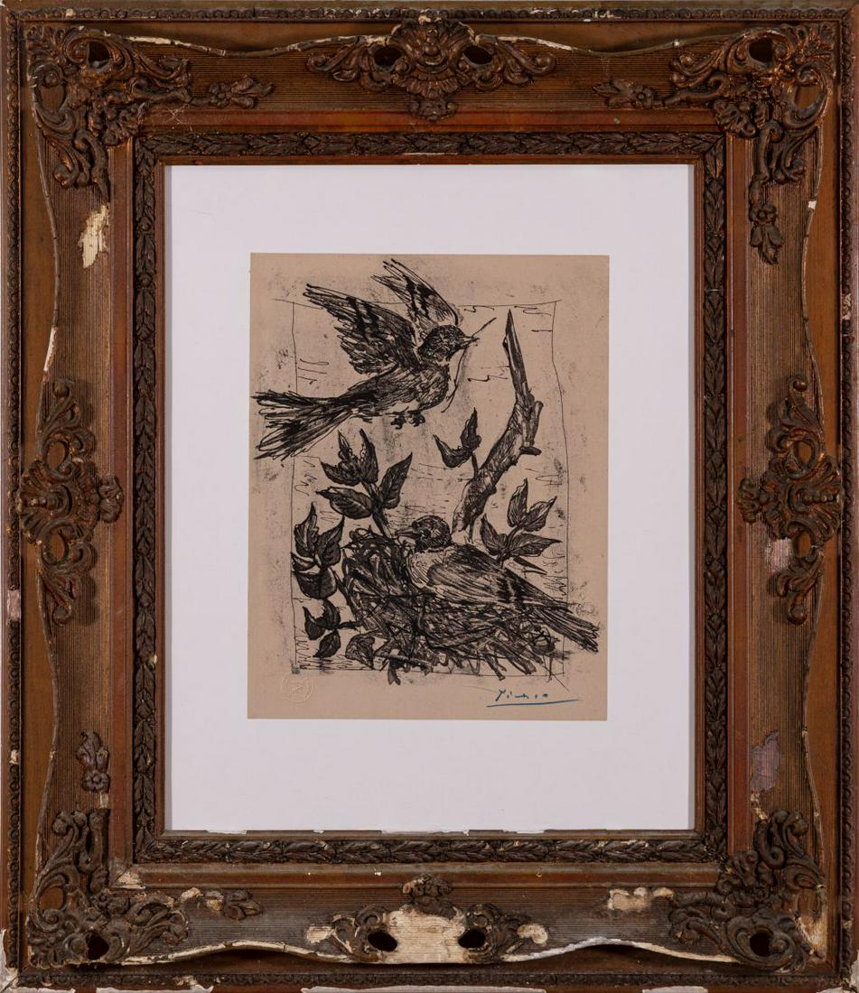 PICASSO, Le Chardonneret - The Goldfinch, Lithograph, Fr (1 of 4)