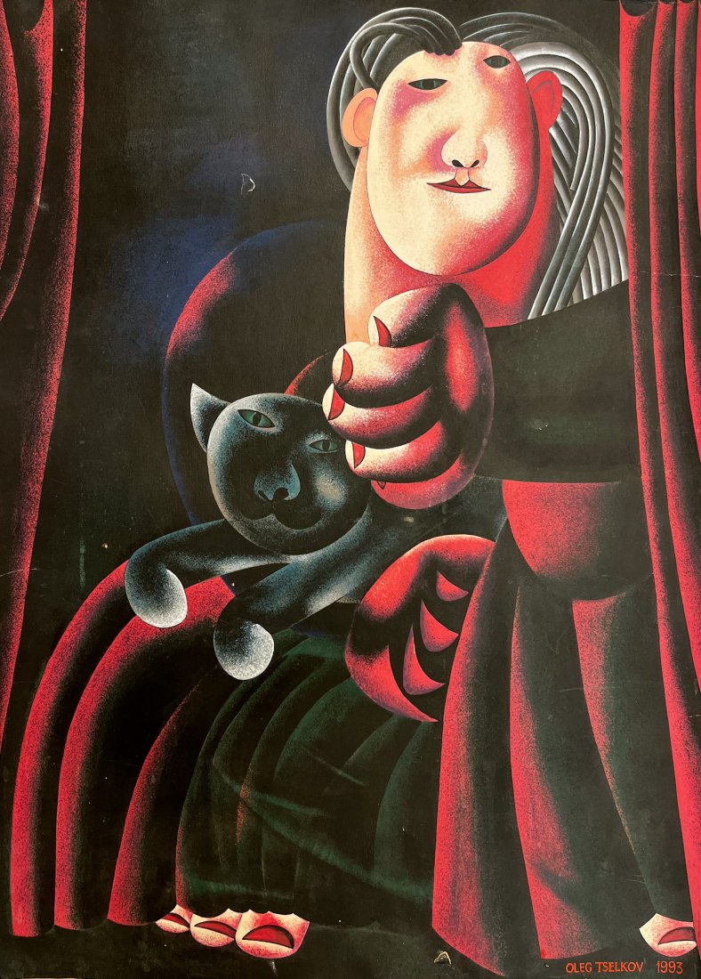 OLEG TSELKOV, Oil on Board (1 of 2)