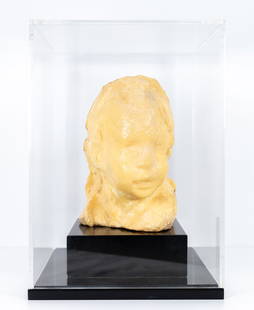 MEDARDO ROSSO, Jewish Boy (Bambino ebreo) Wax on Plaster: Medardo