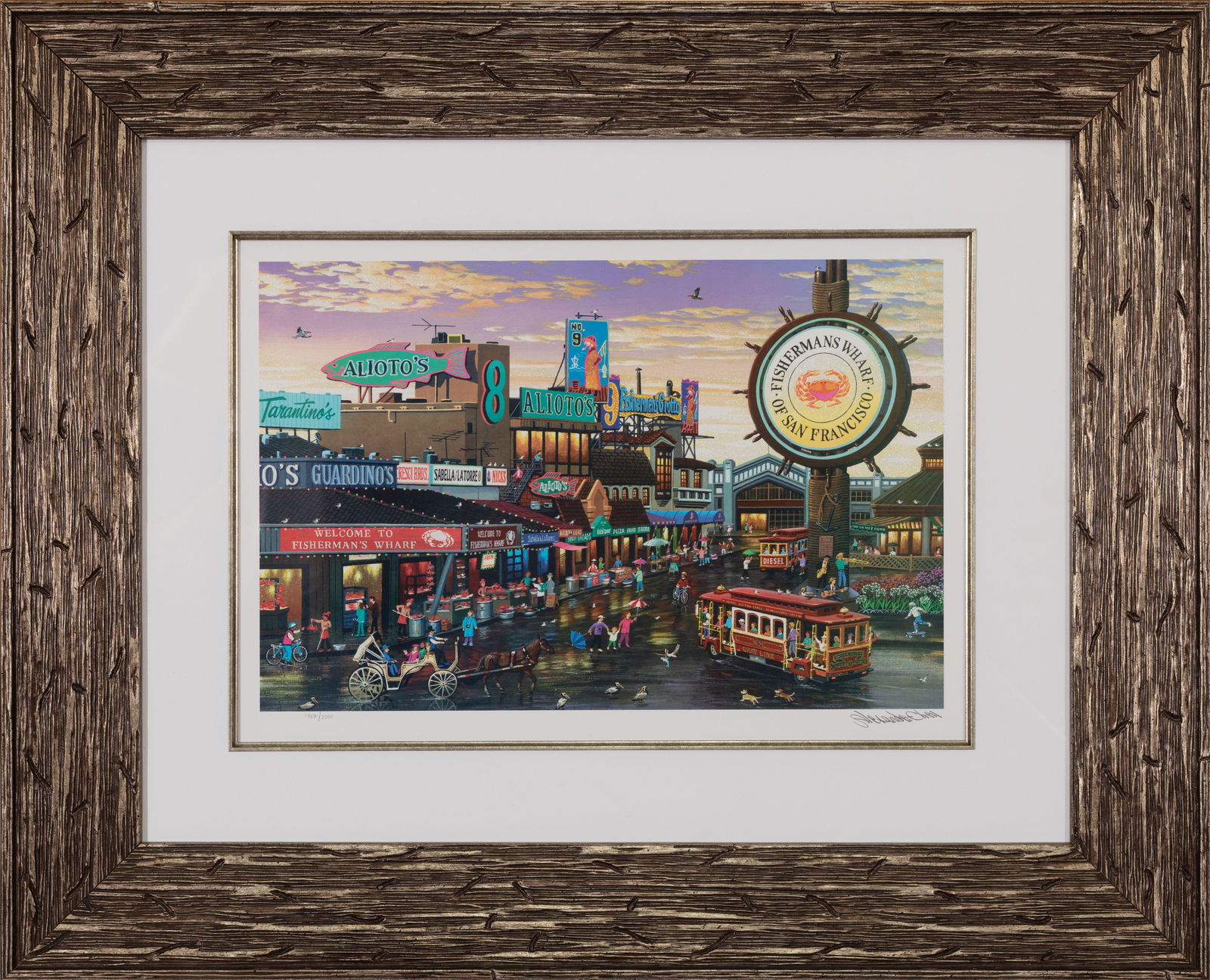 ALEXANDER CHEN, Fisherman, seriolithograph S.N. (1 of 1)