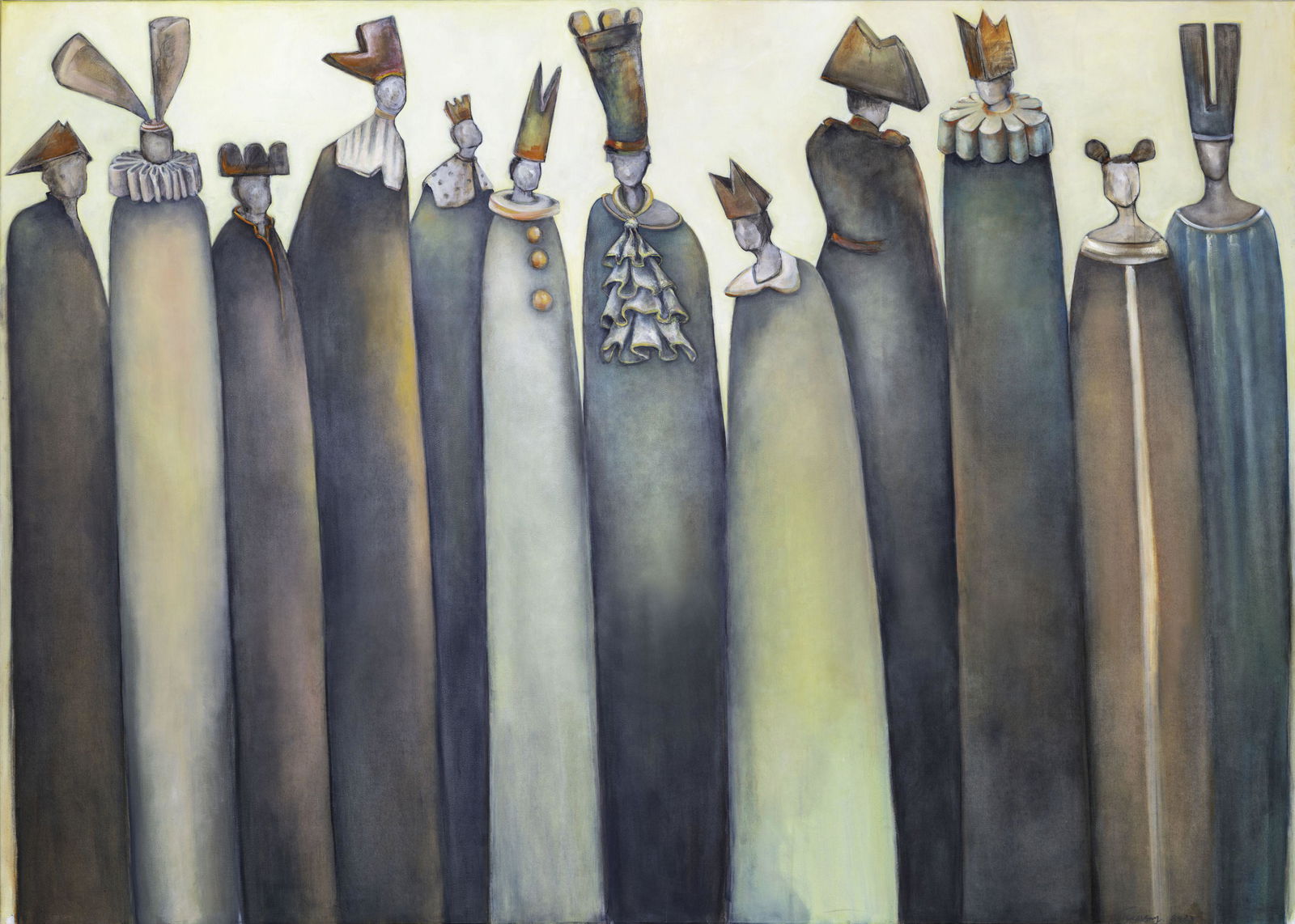 NATASHA TUROVSKY, The Twelve Admirers, print on canvas (1 of 1)