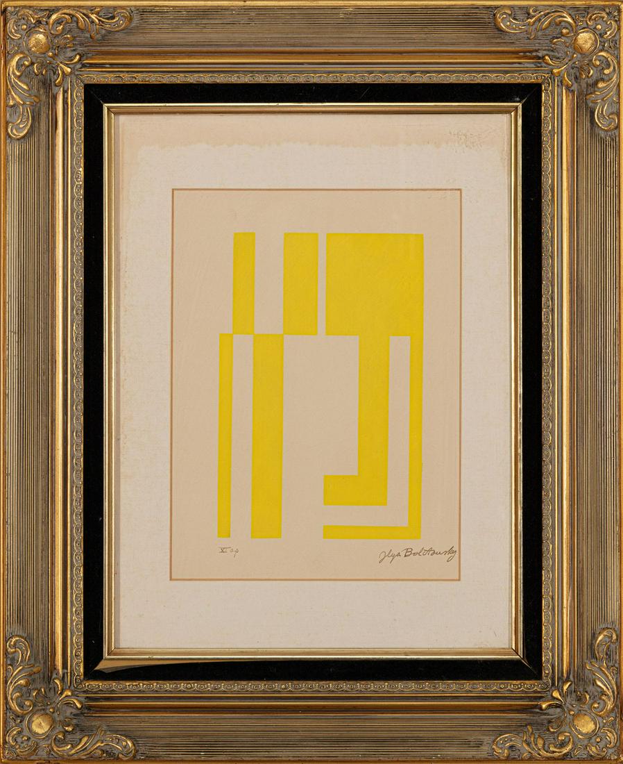 ILYA BOLOTOWSKY, Serigraph on paper (1 of 3)