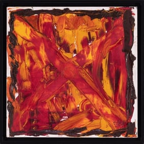 ANTONIO SAURA, Mr. X, oil on canvas