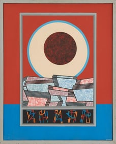 ERIC MAX ERNST, Original Oil on canvas