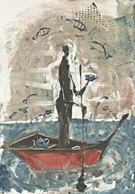 NATASHA TUROVSKY, Tea Party print on canvas