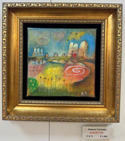 NATASHA TUROVSKY, AUGUST 17TH, oil on canvas