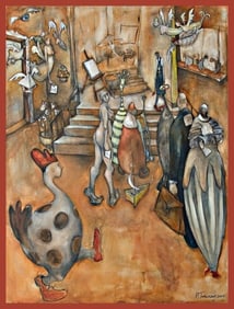 NATASHA TUROVSKY, Audition of the Muses by an Uninspired Artist.