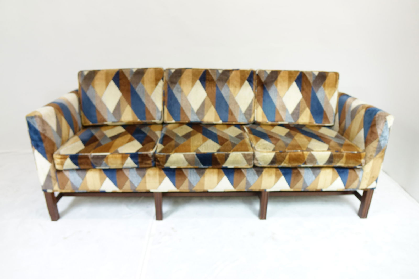 Mid-Century Upholstered Sofa (80" x 30" x 34") (1 of 12)