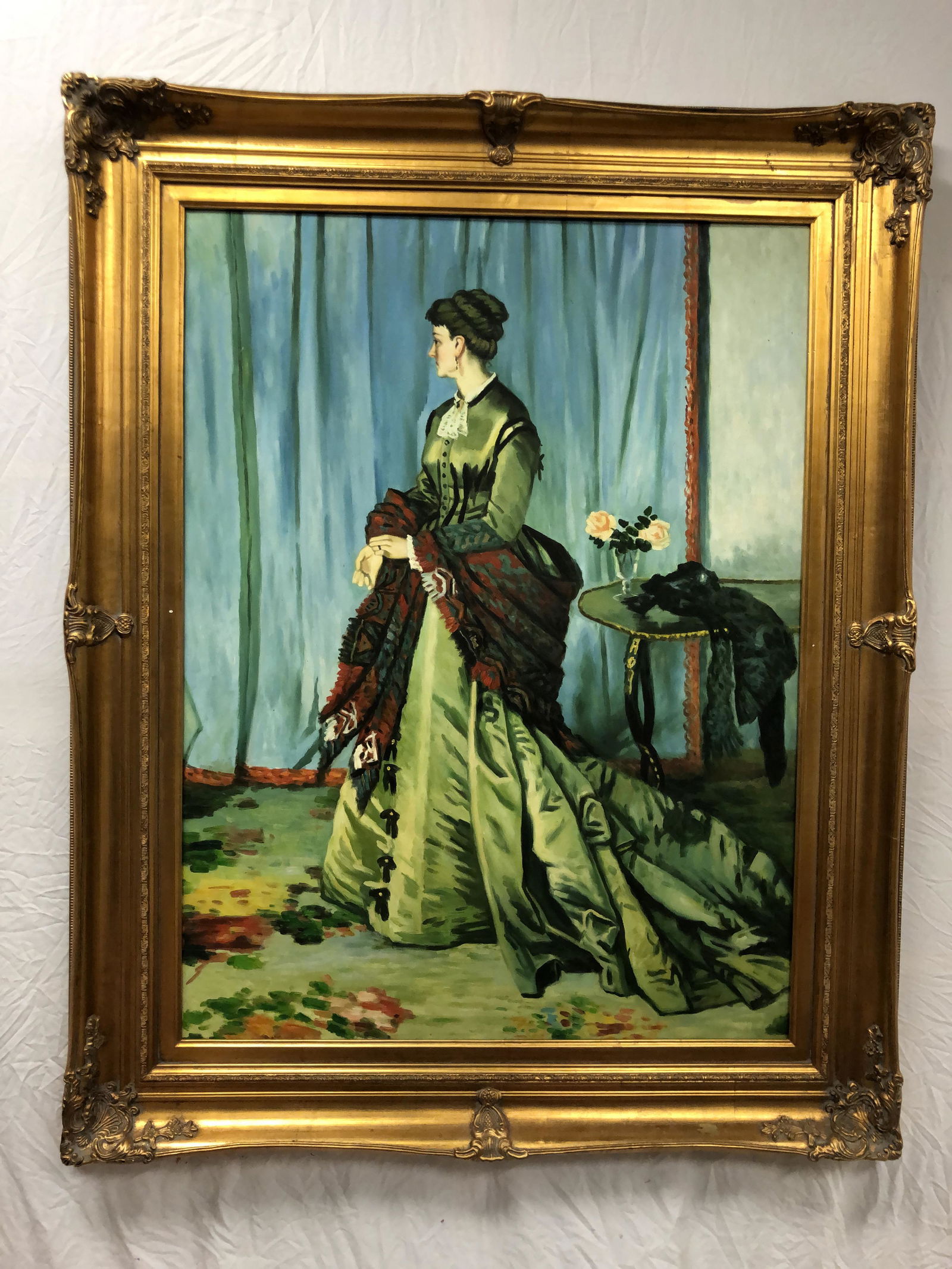 Claude Monet, Madame Gaudibert, Oil on Canvas: Claude Monet, Madame Gaudibert, Oil on Canvas