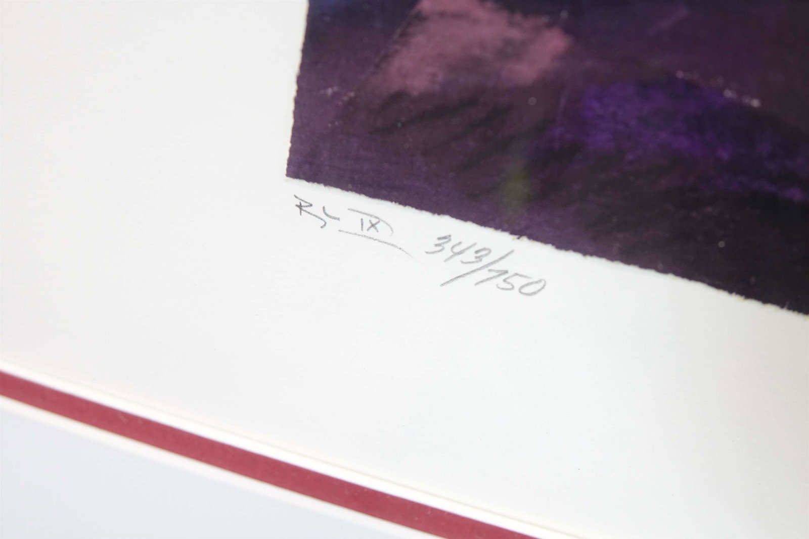 Abstract, Screen Print, Signed - 4