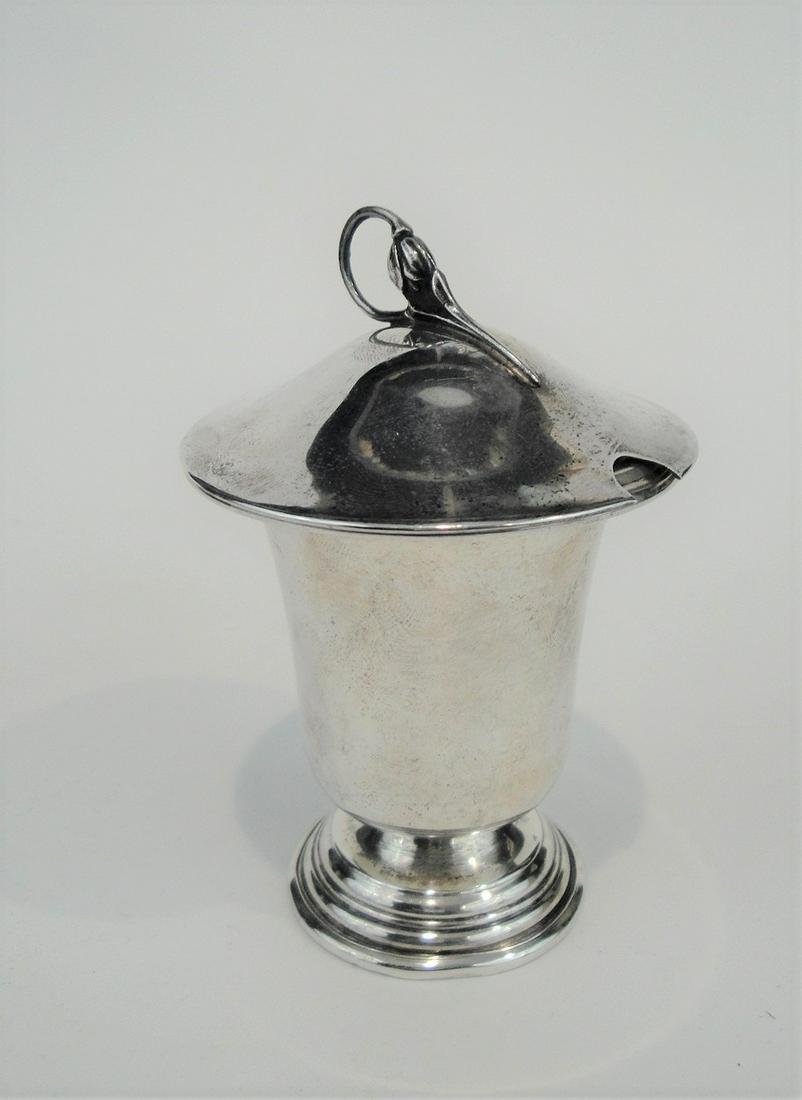Footed, Silver Mustard Dish by International Silver Co. (1 of 3)