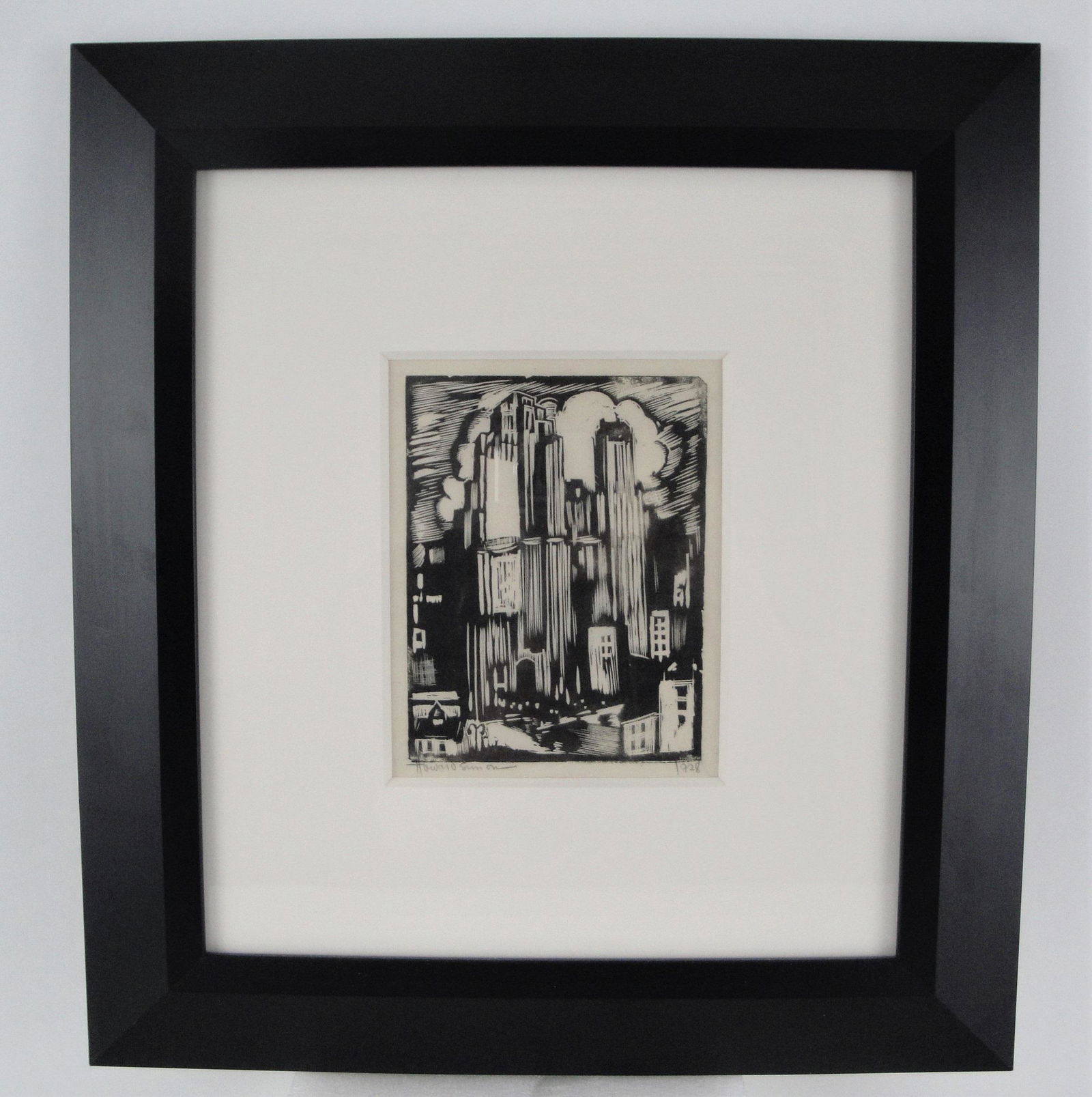 Howard Simon (NY, CA, 1902-1979) 1928 Wood Block Print (1 of 3)