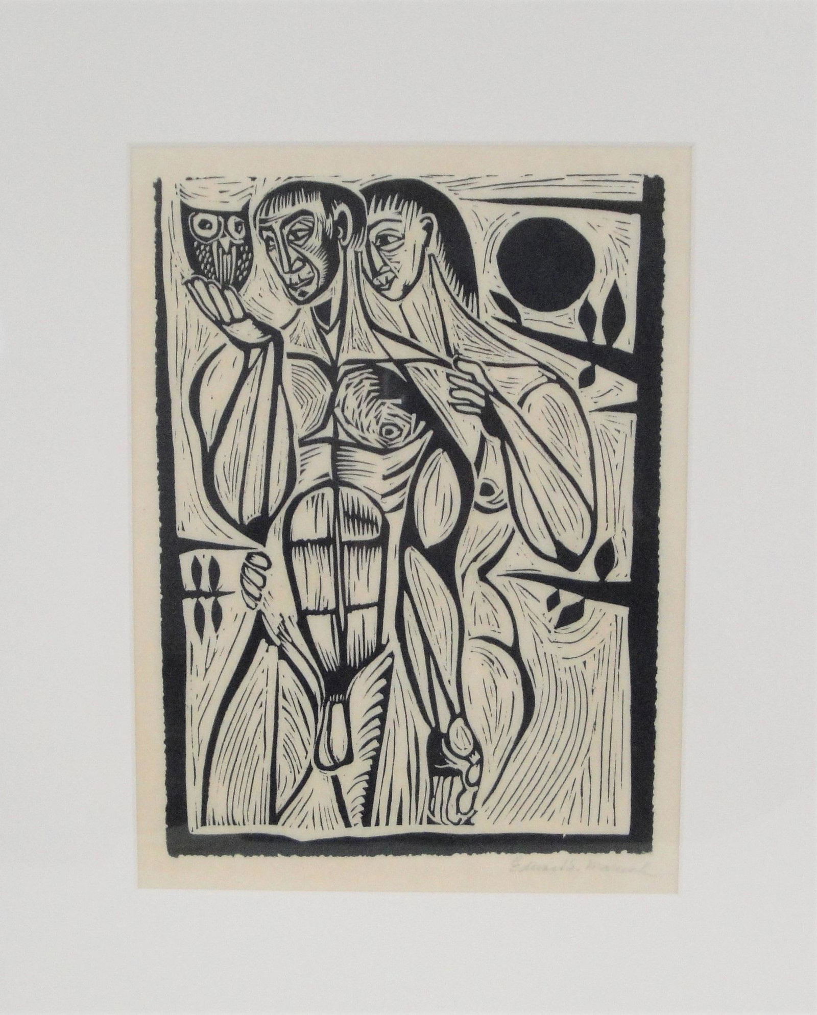 Ed Marecak (CO, 1919 - 1993) Untitled (Man, Woman, and (1 of 3)