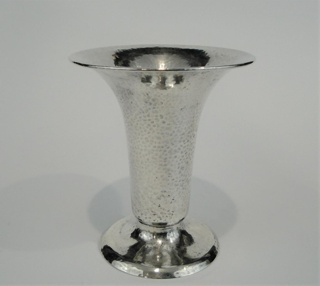 Gorham Arts & Crafts Trumpet Vase, Circa 1915. (1 of 5)