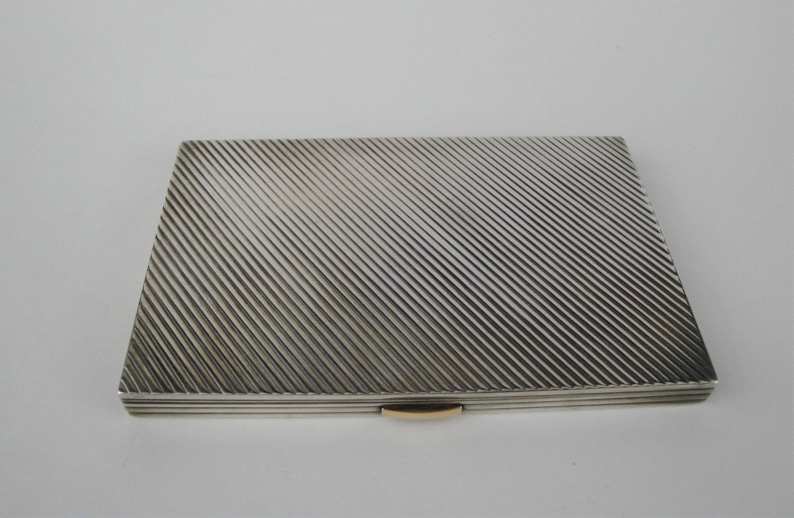 Cartier Art Deco Silver Card/Cigarette Case with gold (1 of 10)