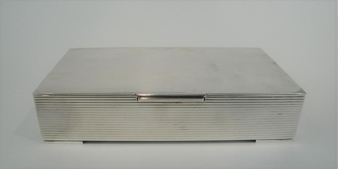 Art Deco, Footed Silver Box with Danish Hallmarks. (1 of 7)