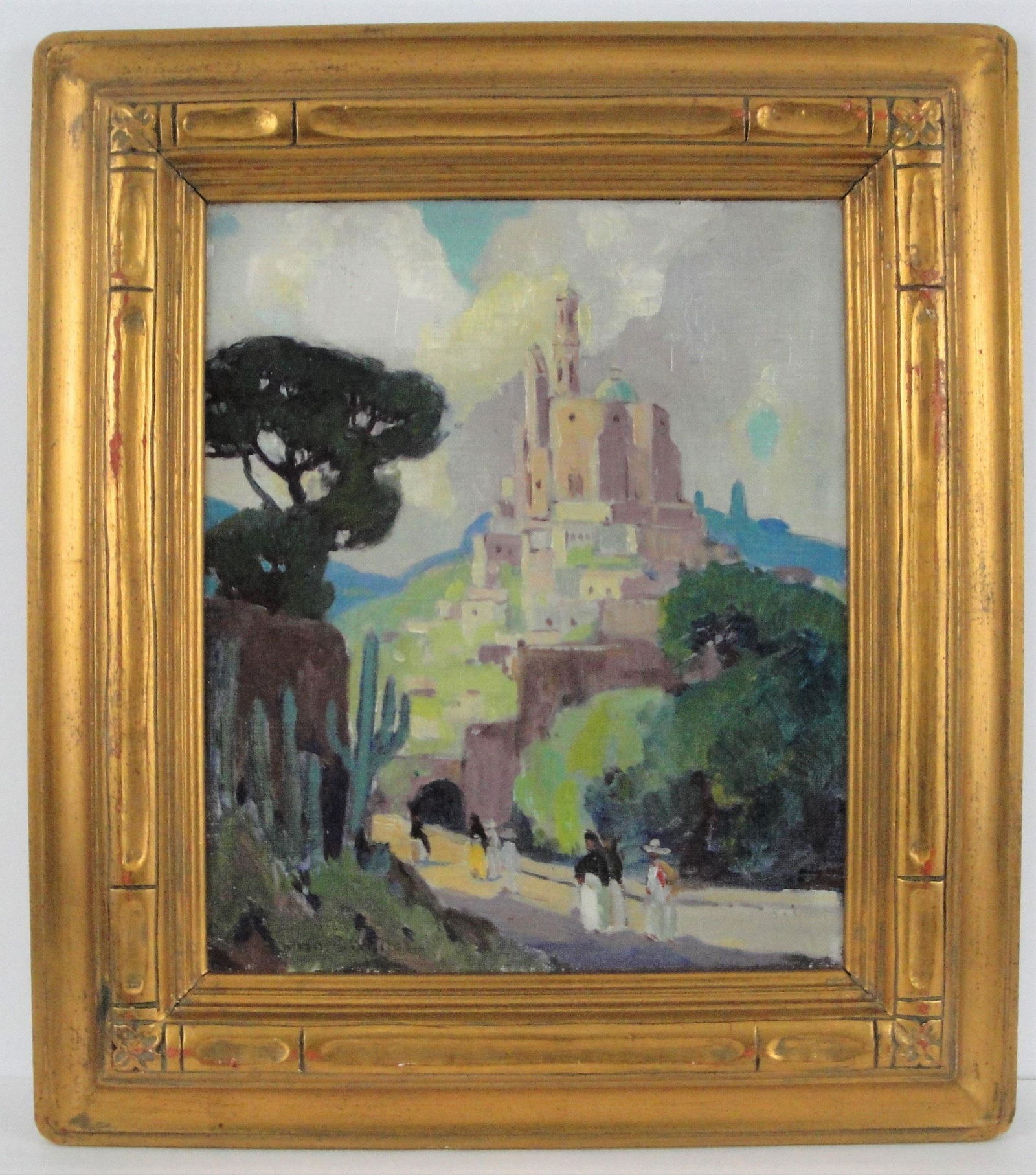 Orrin White (CA, 1883 - 1969) "Sunlit Morning in Taxco" (1 of 7)