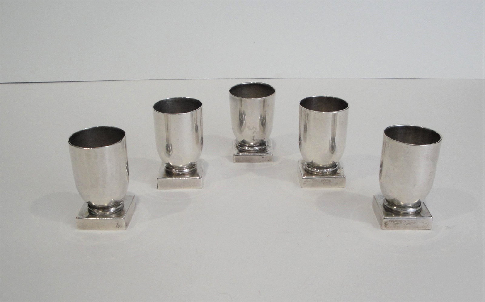 William Spratling Footed Silver Cordials Glasses, 1931 (1 of 3)