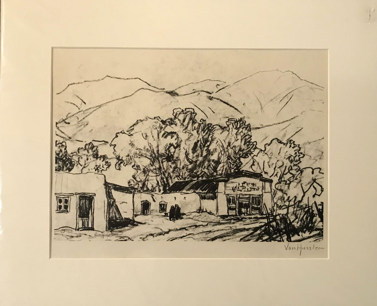 Carl Von Hassler (NY, NM, 1887-1969) "New Mexico (1 of 3)