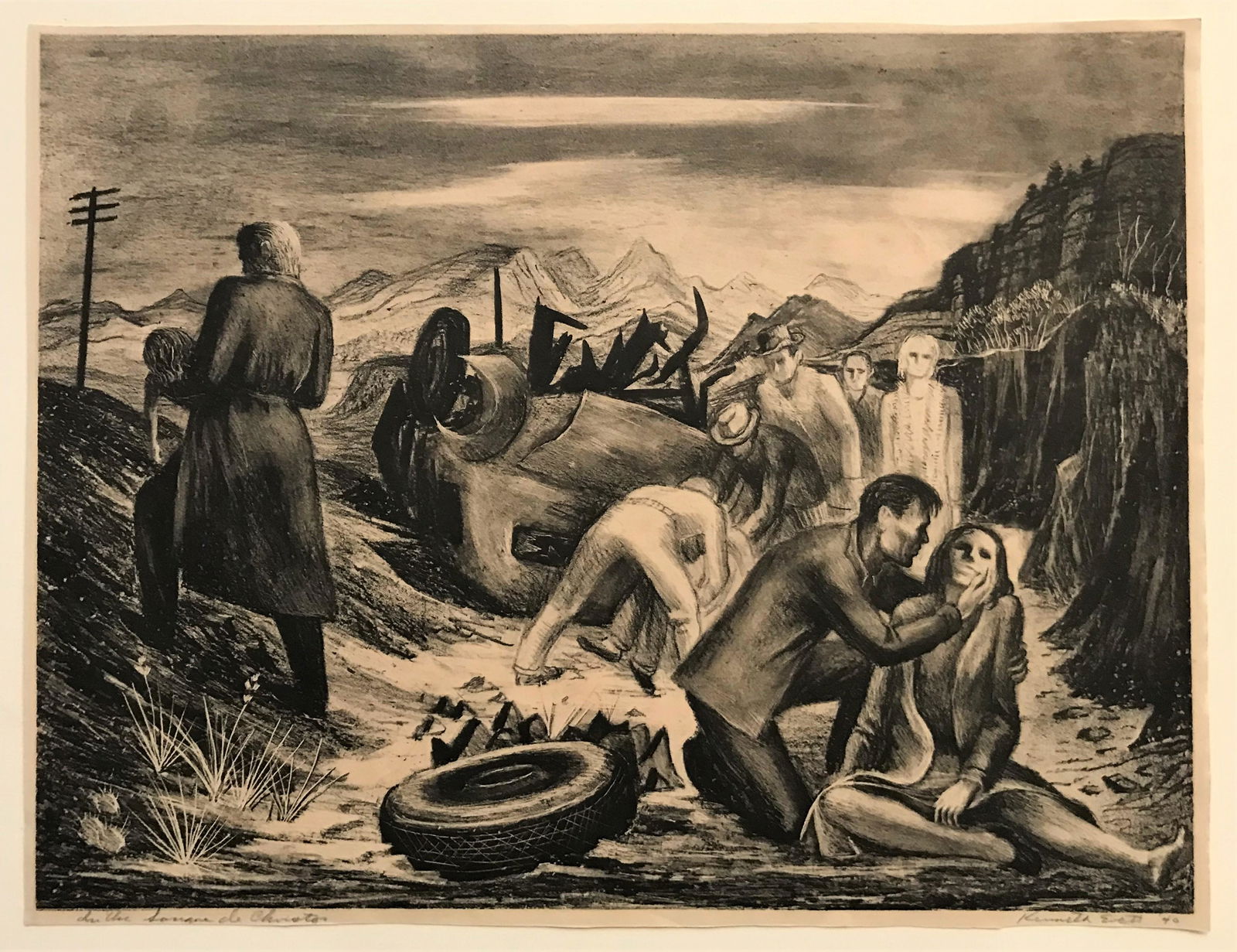 Kenneth Evett (CO, NY 1913 - 2005) "In the Sangre De (1 of 3)